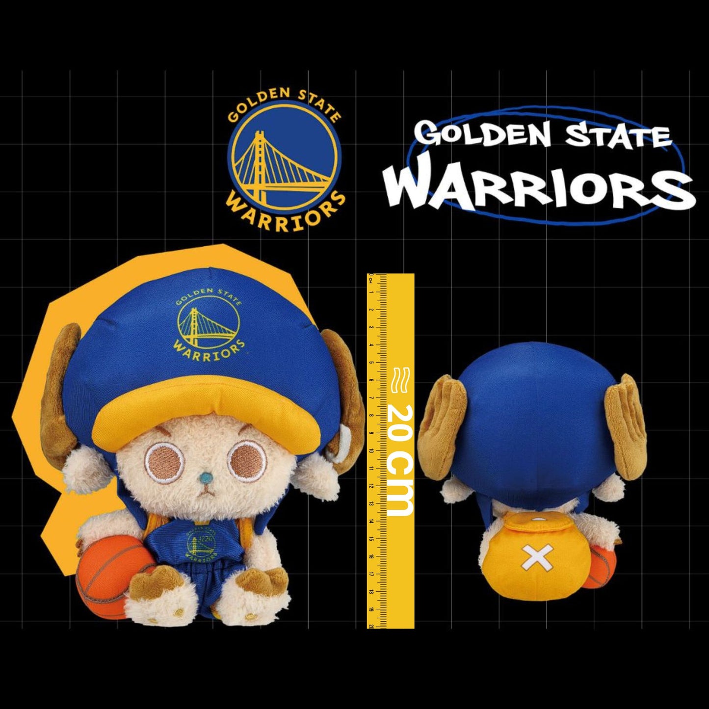Chopper Plush NBA Collab (Warriors)