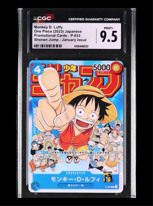 Luffy PROMO Shonen Jump CGC 9,5