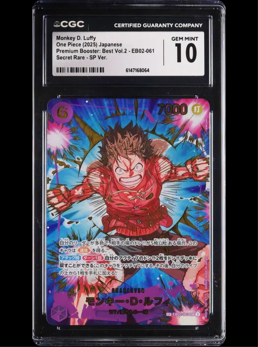 Luffy SEC alt EB02-061 CGC10