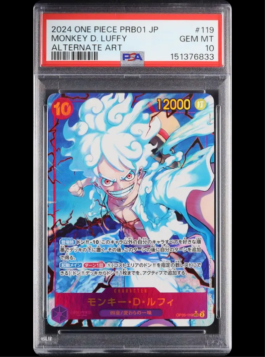 Luffy Sec alt OP05-119 PSA 10