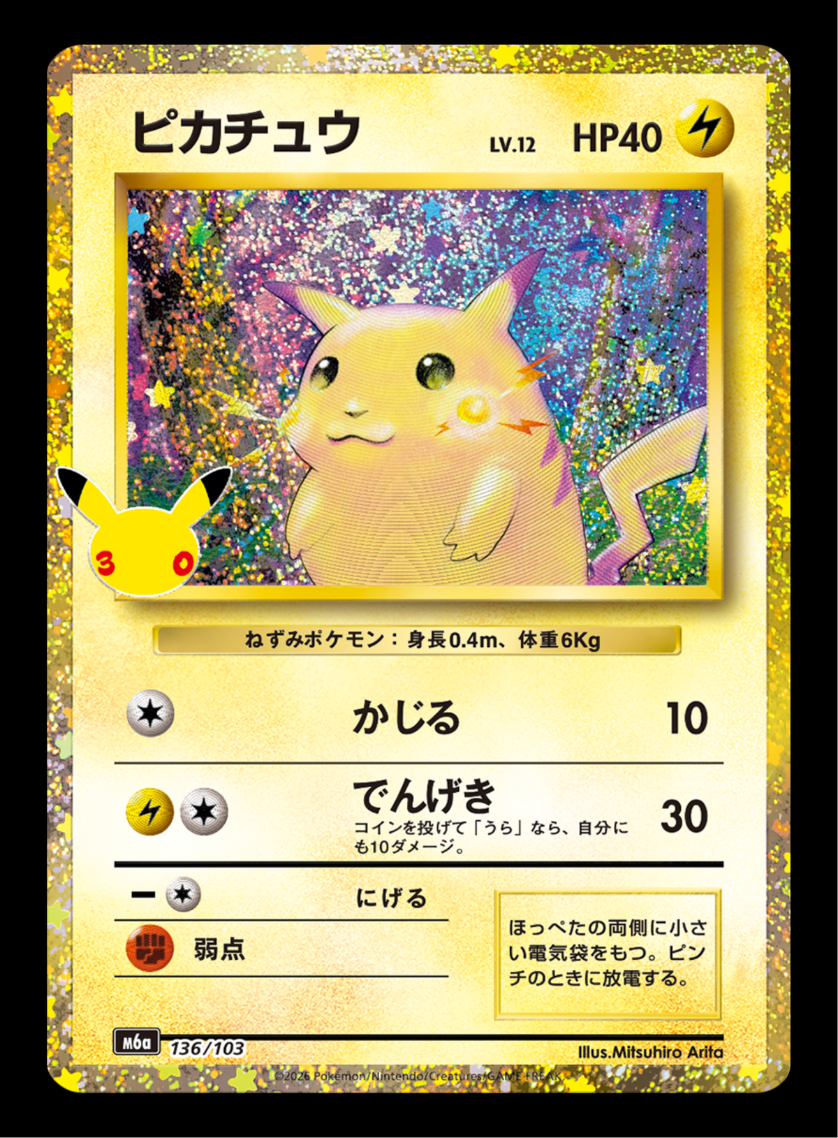 Pikachu M6a 136/103