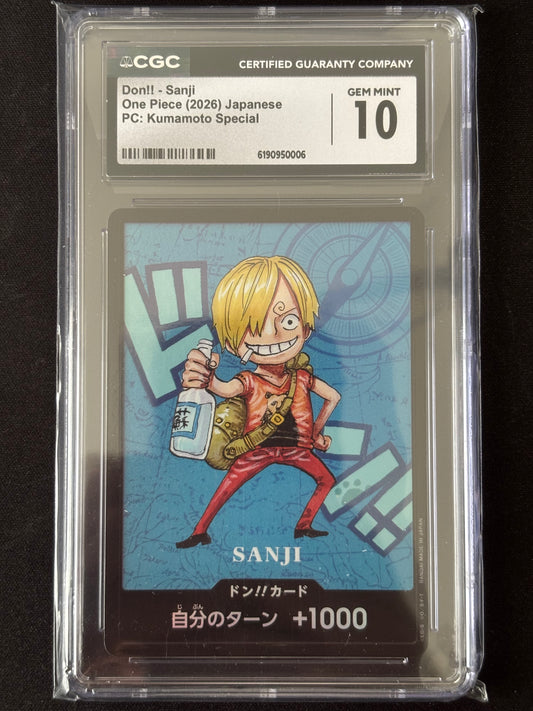Don Kumamoto Sanji CGC 10