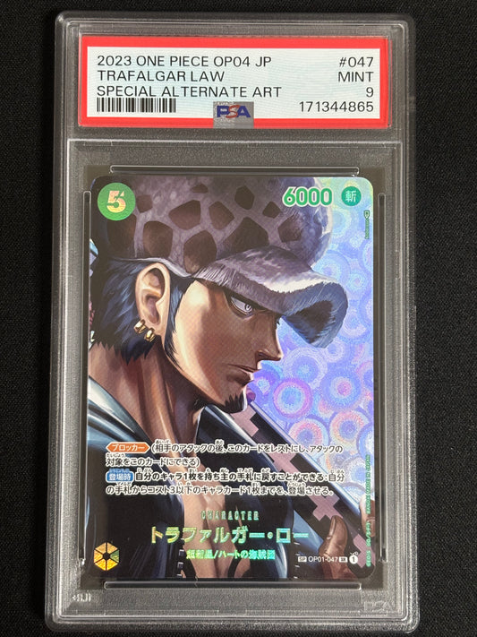 Trafalgar Law Leader alt Psa 9 OP01-047