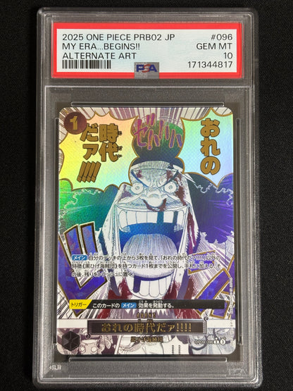 Event Manga Teach OP09-096 PSA 10