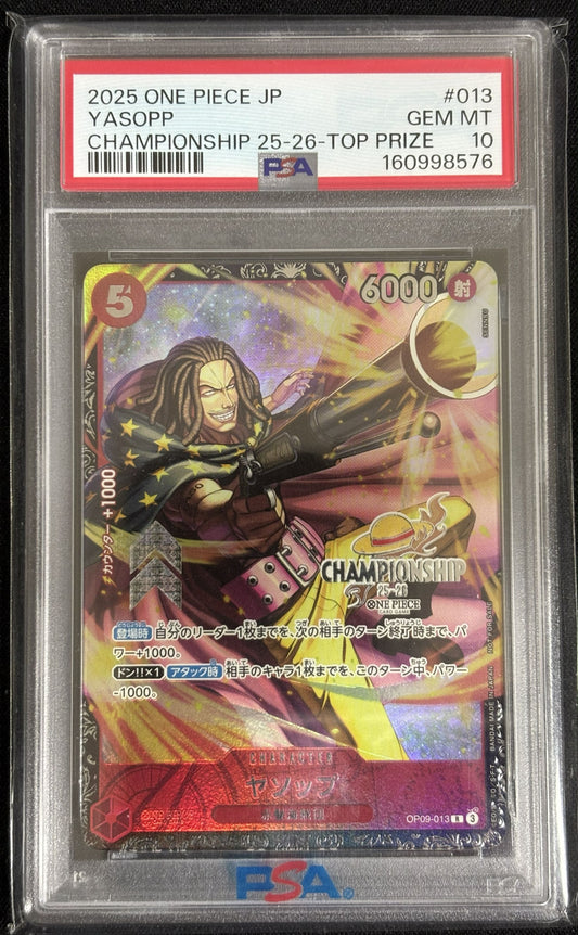 Yassop Top Price Championship 25-26 PSA10