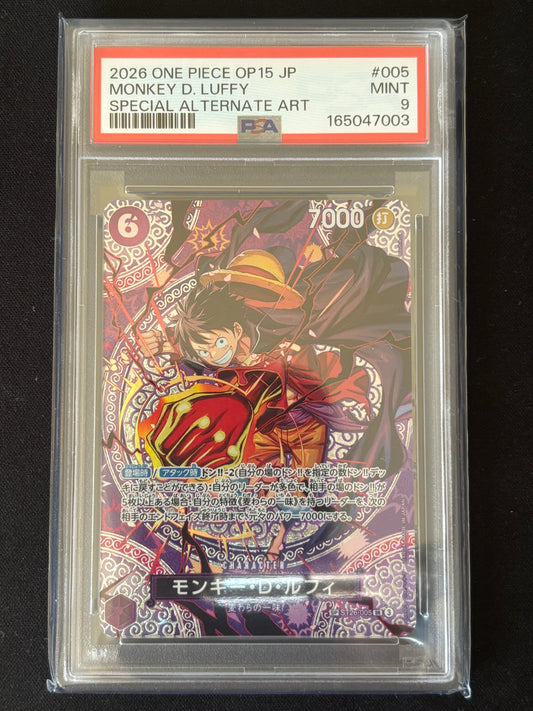 Luffy SP PSA9 ST26-005