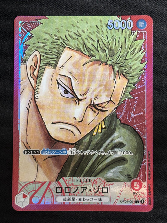 Zoro Leader alt OP01-001 (état excellent)