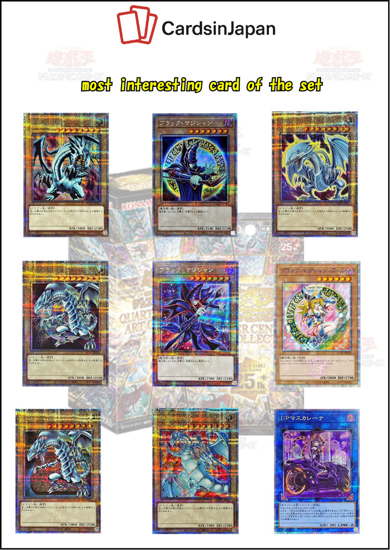 Display Yu-Gi-Oh! Quarter Century Art Collection