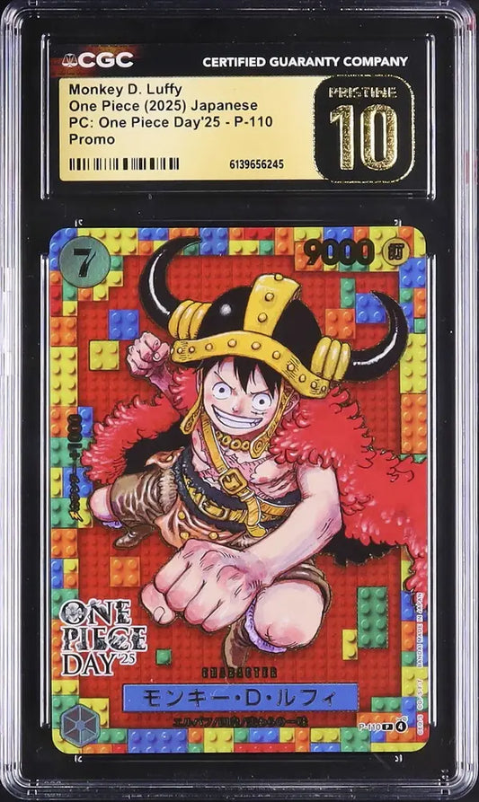 Luffy One Piece Day CGC10