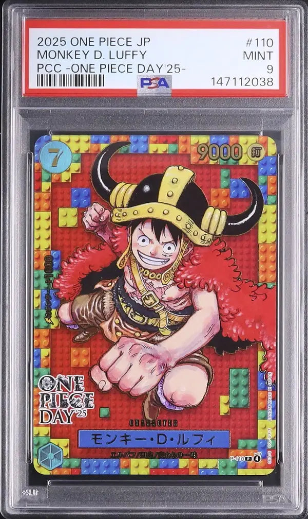 Luffy One Piece Day 25 PSA9